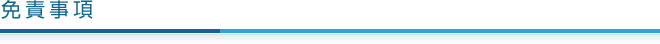 免責事項